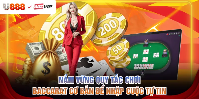 Nắm vững quy tắc chơi Baccarat cơ bản để nhập cuộc tự tin