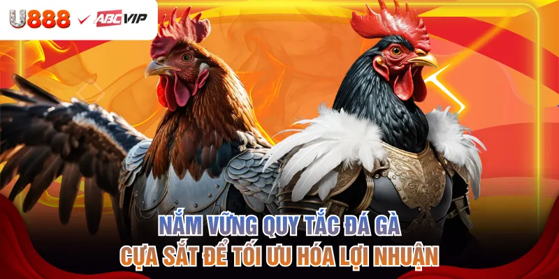 Nắm vững quy tắc đá gà cựa sắt để tối ưu hóa lợi nhuận