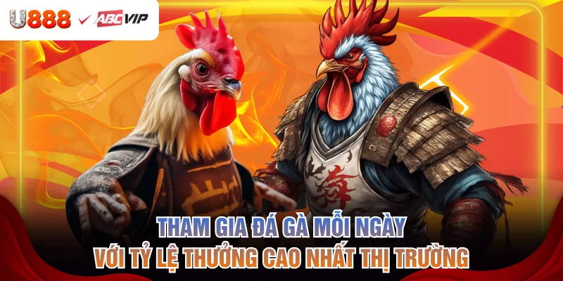 Tham gia đá gà mỗi ngày với tỷ lệ thưởng cao nhất thị trường